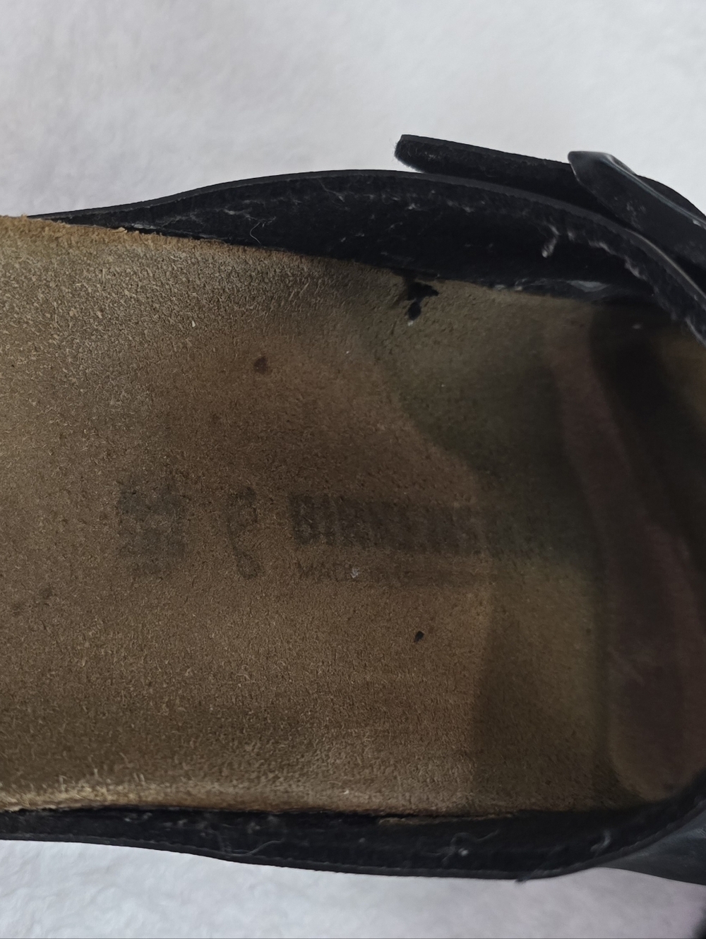 Men's Birkenstock Sandals Arizona Classic Comfort Black Slides Shoes Size 11 - Picture 7 of 7